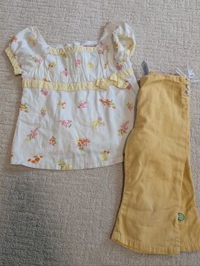 Vintage Gymboree Toddler 4T Floral Outfit